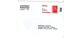 PAP Marianne L'engagée: Gustave Roussy . Au Dos N° 251994 - 2018-2023 Marianne L'Engagée