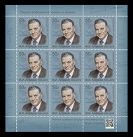 Russia 2020 Mih. 2840 Nobel Laureates. Physicist Zhores Alferov (M/S) MNH ** - Ongebruikt