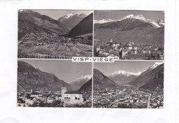 CPSM:  14 X 9  -  VISP  - VIEGE  (Multivues) - Viège