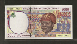 Afrique Centrale (Etats D' ), 5,000 Francs, E For Cameroun (1993-2002) - Centraal-Afrikaanse Staten