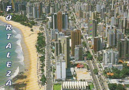 Brazil & Circulado, Fortaleza, Aerial View Of Beira Mar, Aldeota To Camping Setúbal 2002 (6886) - Fortaleza
