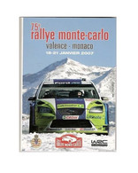 Rallye Monte Carlo 2007 Dépliant Programme Avec Tracés Parcours Et Spéciales Ford RS En Couverture - Apparel, Souvenirs & Other