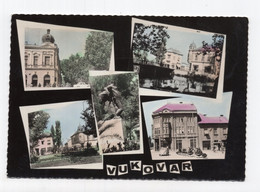 1966. YUGOSLAVIA,CROATIA,VUKOVAR TO BELGRADE,MULTI VIEW POSTCARD,USED - Yougoslavie