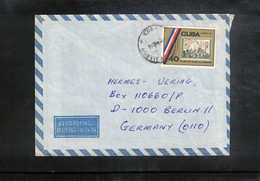 Cuba Interesting Airmail Letter - Lettres & Documents