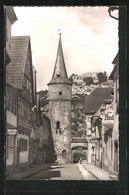 AK Karlstadt / Main, Maingasse Mit Ruine Karlsburg - Karlstadt