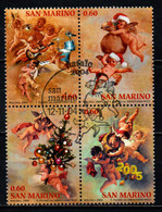 SAN MARINO - 2004 - NATALE, CHRISTMAS, NOEL, NAVIDAD - USATI - Used Stamps