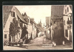 AK Kitzingen A. M., Alte Poststrasse Mit Kindern - Kitzingen