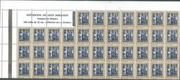 CARPETA PLIEGOS   ///  (C075) ESPAÑA 1961    EDIFIL Nº 1365 EN PLIEGO DE 40 SELLOS **MNH - Ungebraucht