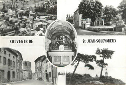 CPSM FRANCE 42 " St Jean Soleymieux, Vues" - Saint Jean Soleymieux