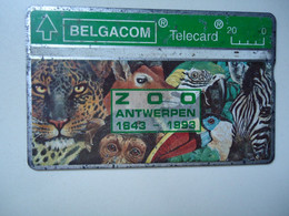 BELGIUM   USED CARDS   ZOO ANIMALS - Andere & Zonder Classificatie