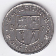 Ile Maurice One Rupee 1978 Elizabeth II. KM# 35 - Mauricio