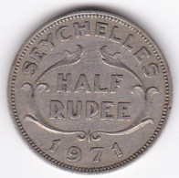 Seychelles 1/2 Rupee 1971 . Elizabeth II . KM# 12 - Seychellen