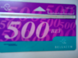 BELGIUM   USED CARDS   500BEF  605H - Autres & Non Classés