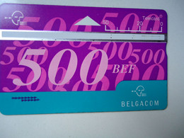 BELGIUM   USED CARDS   500BEF 707A - Otros & Sin Clasificación