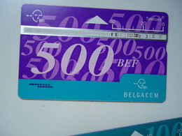 BELGIUM   USED CARDS   500BEF 509E - Otros & Sin Clasificación