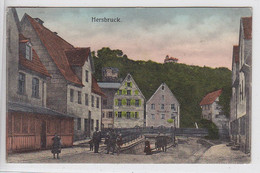 Hersbruck Farbige Karte Nach Germersberg - Hersbruck