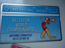 BELGIUM   USED CARDS SPORT CHAMPIONSHIPS RHYTHMIC GYMNASTICS - Autres & Non Classés