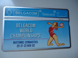 BELGIUM   USED CARDS SPORT CHAMPIONSHIPS RHYTHMIC GYMNASTICS - Andere & Zonder Classificatie