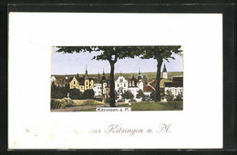 AK Kitzingen A. M., Ortspartie Mit Bäumen - Kitzingen