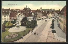 AK Kitzingen A. M., Strasse Am Königsplatz - Kitzingen