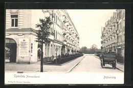 AK Berlin-Siemensstadt, Farbengeschäft Siemensstrasse Ecke Hefnersteig - Spandau