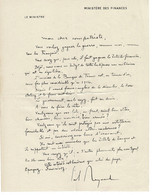 LETTRE ADMINISTRATION : PAUL REYNAUD, Ministre Des Finances, Promotion Bons D'armements, Après 1938. - Décrets & Lois