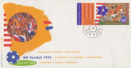 Enveloppe  FDC  1er  Jour   PAYS  BAS    Coupe  Du   Monde  De  Football    U.S.A   1994 - 1994 – Verenigde Staten