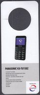Croatia Zagreb 2019 / Panasonic KX-TU150Z / Telephony, Mobile Phone / Advertising, Door Hanger Sign Card - Téléphonie