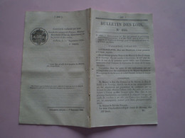 Bulletin Des Lois:Répression Du Crime De La Traite Des Noirs.Convention De Poste France Belgique.Pont Suspendu Vicq.. - Décrets & Lois