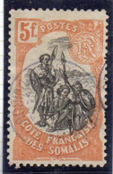 37CRT427 - COTE COSTA SOMALIS 1903 , Yvert N. 66 Usato. Centro Nero - Used Stamps