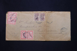 LOURENCO MARQUES - Affr. Lourenco Marques/ Mozambique (Surchargés ) Sur Enveloppe En 1920 Pour Quelimane - L 96868 - Lourenzo Marques