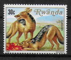RWANDA  N° 1001  * *  Chacal - Other & Unclassified