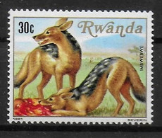 RWANDA  N° 1001  * *  Chacal - Autres & Non Classés