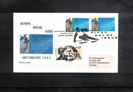USA 2002 Olympic Games Salt Lake City - Figure Skating Interesting Cover - Inverno2002: Salt Lake City