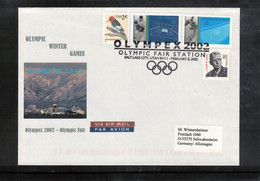 USA 2002 Olympic Games Salt Lake City - Olympex 2002 Interesting Cover - Inverno2002: Salt Lake City