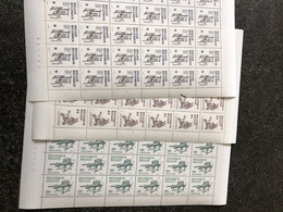 Belgie 1988 2309/11 PRINTING PRESSES Full SHEET MNH Plaatnummer 163 - 1981-1990