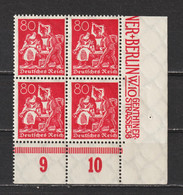 MiNr. 186 ** Bogenecke - Unused Stamps