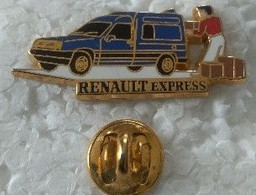 Pin's - Automobiles - RENAULT - EXPRESS - Bleu Marine - Signé ARTHUS BERTRAND - - Renault