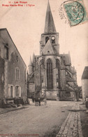 Les Riceys (Aube) Ricey-Haute-Rives (Hauterive) L'Eglise, Attelage - Collection M.C. Carte N° 11 - Les Riceys