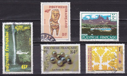 PF-04 – FR. POLYNESIA – 1985-97 – USED LOT – Y&T # 229→528 USED 15 € - Oblitérés