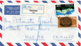 NEW-ZELAND  LETTRE RECOMMANDEE  TURANGI - Lettres & Documents