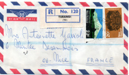 NEW-ZELAND  LETTRE RECOMMANDEE  TURANGI - Lettres & Documents