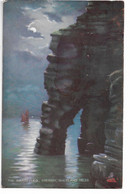 L330A0430 - The Giants Legs - Bressay Shetland Isles - Moonlit Seas - Oilette - Raphaël Tuck Série 6693 - Shetland