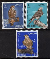 Abu Dhabi 1965 Falconry Set Of 3 Unmounted Mint, SG 12-14 - Abu Dhabi