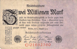 2 Mio Mark Reichsbanknote VF/F (III) - 2 Miljoen Mark