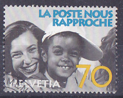 Timbre De Suisse Série De Propagande De 1997 Tp La Poste Nous Rapproche  " Visages Et Portraits "  - Tp Oblitérés - Andere & Zonder Classificatie