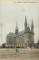 REIMS EGLISE SAINT THOMAS CARTE COLORISEE - Reims