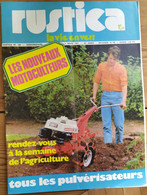Rustica_N°166_4 Mars 1973_les Nouveaux Motoculteur_rendez-vous à La Semaine De L'agriculture_tous Les Pulvérisateurs - Jardinage