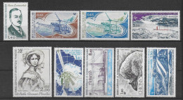 TAAF - 1981 - LIVRAISON GRATUITE A PARTIR DE 5 EUR D'ACHAT - ANNEE COMPLETE AVEC AERIENS - YVERT N°92/94+A65/70 **  MNH - Volledig Jaar