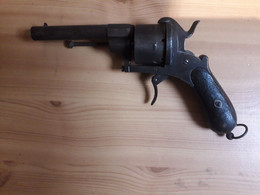 Vieux Pistolet à Broche De Cal 12mm - Sammlerwaffen